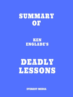 cover image of Summary of Ken Englade's Deadly Lessons